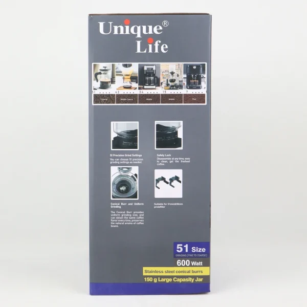 آسیاب قهوه یونیک لایف مدل UL-CG019S - Image 4