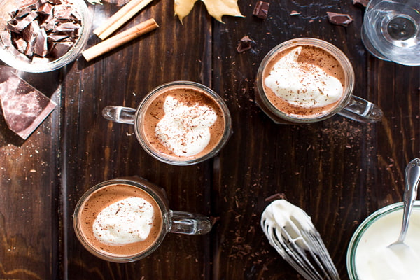 طرز تهیه هات چاکلت با شیر